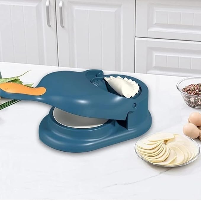 Dumpling Skin Press Mould for gujia, ghughra, Momos Making, 2 In 1