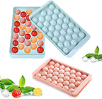 Plastic Reusable Flexible Round Ice Cube Trays Pack of 1