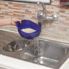 Colander 1 x Big - Fruit Basket, Pasta Strainer, Vegetable Strainer, Kitchen Washing Bowl