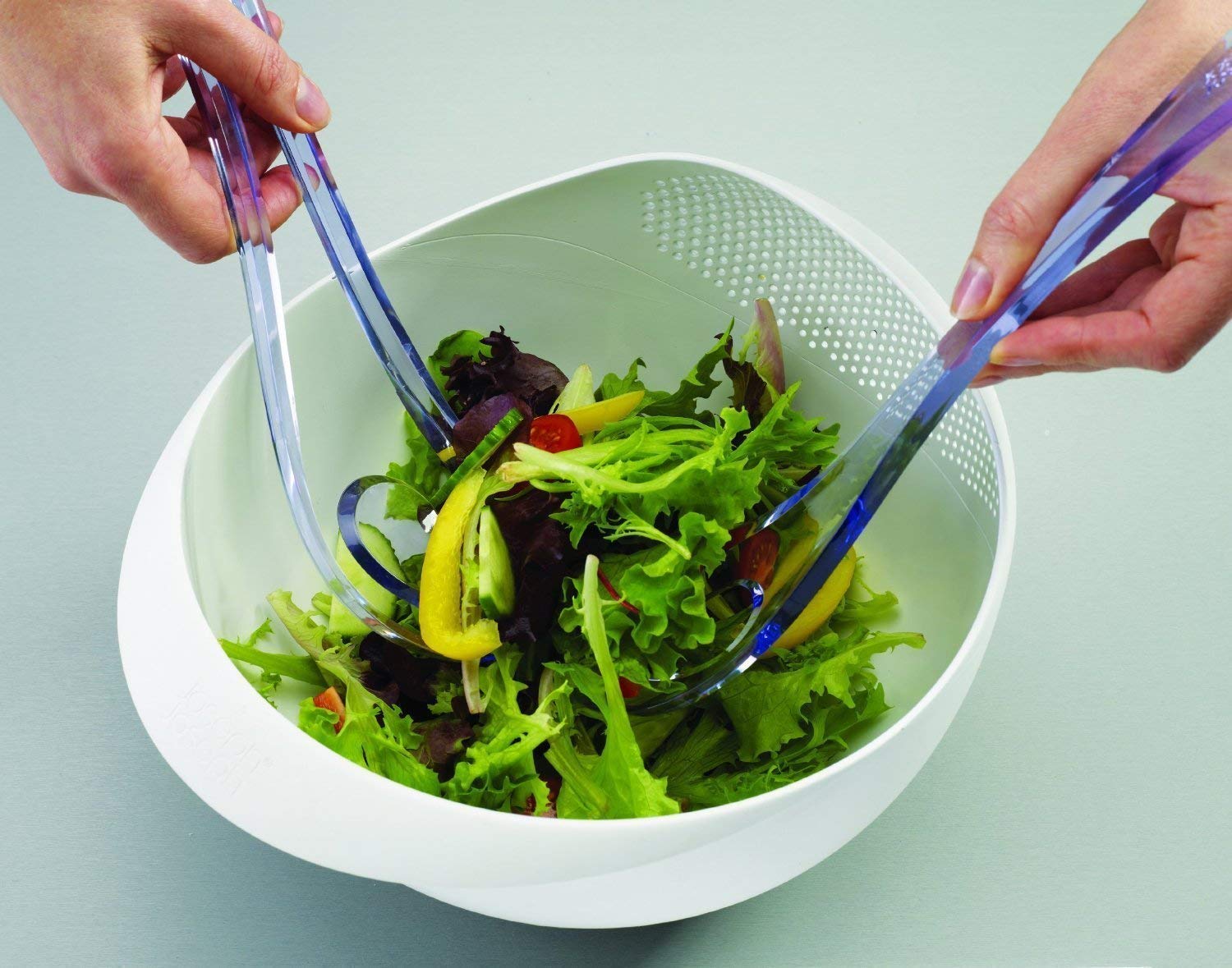 Colander 1 x Big - Fruit Basket, Pasta Strainer, Vegetable Strainer, Kitchen Washing Bowl